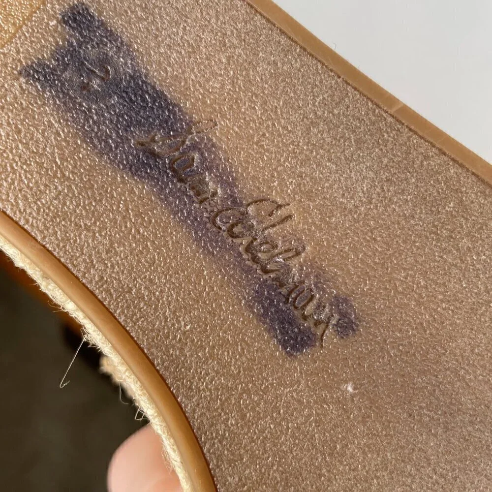 NEW Sam Edelman Women's Weslee Espadrilles Platform Sandals Cork Brown Sz 7.5